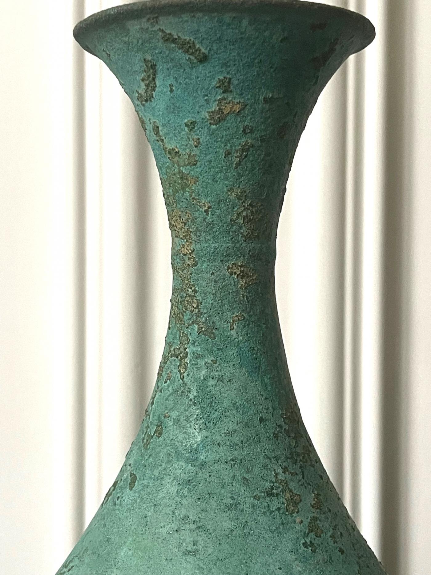 Korean Bronze Bottle Goryeo Dynasty