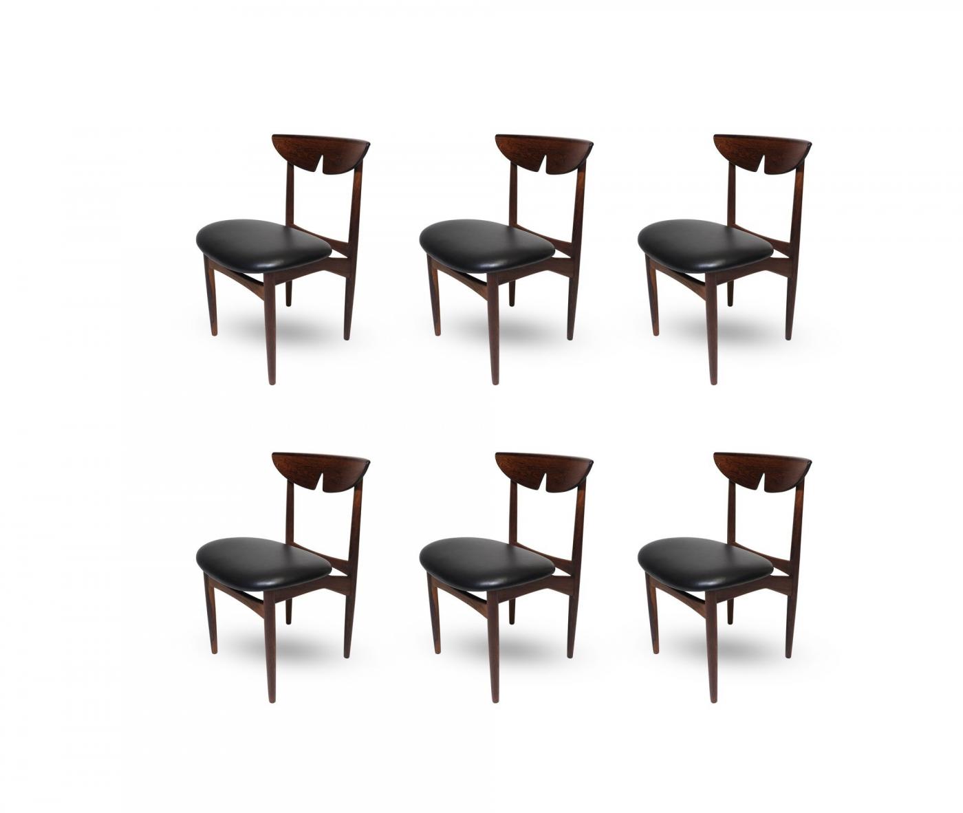 Kurt Østervig (Kurt Ostervig) Six Kurt Ostervig Danish Rosewood