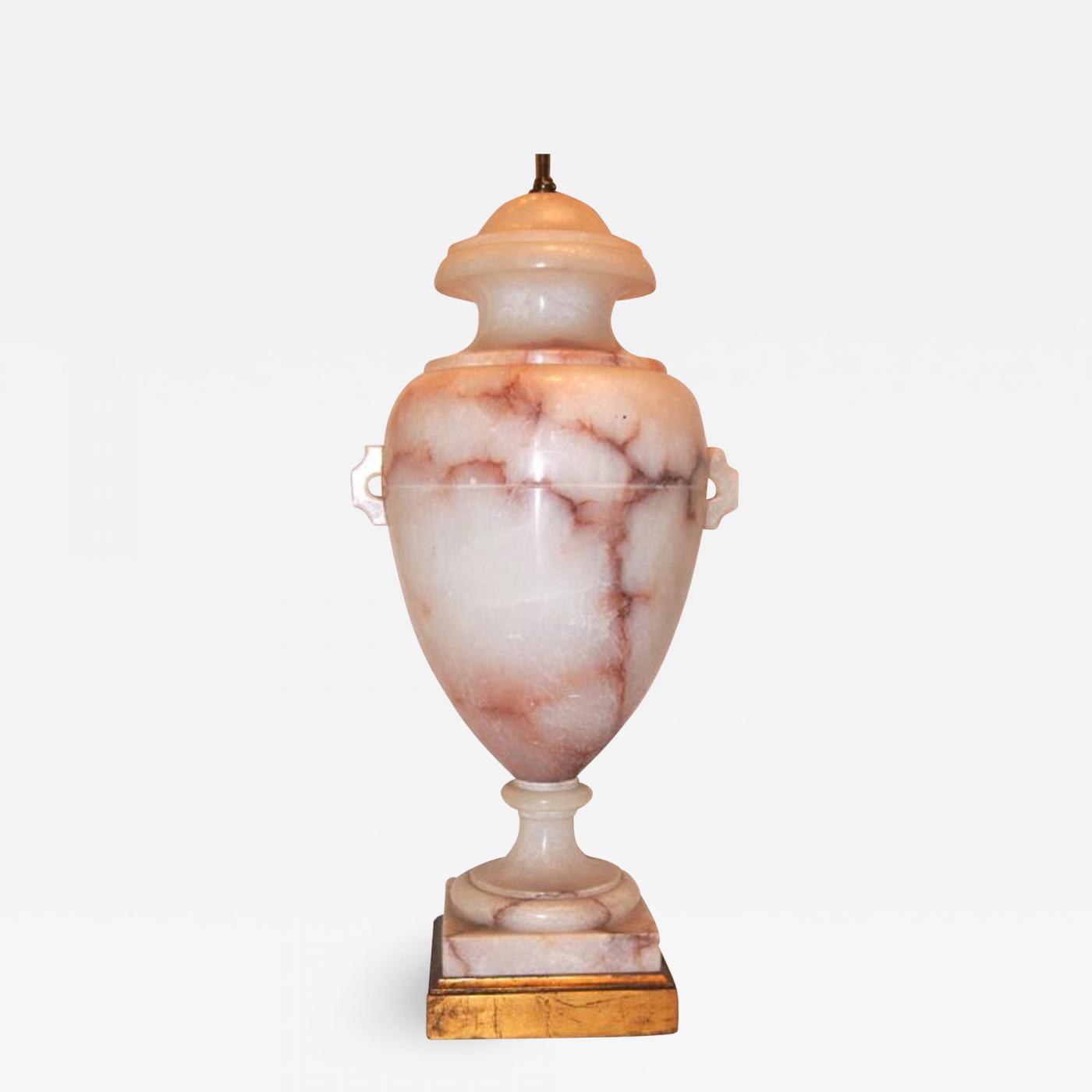 Large Alabaster Table Lamp