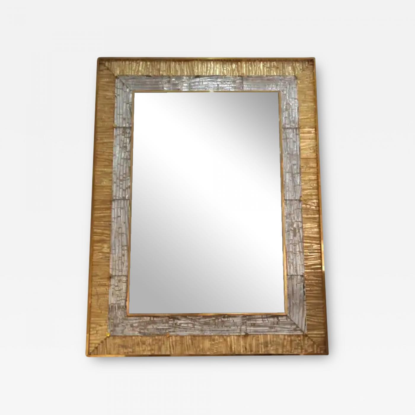 A Pair of Illuminated Italian Mirrors circa 1980 A Pair of Illuminated Italian Mirrors circa 1980