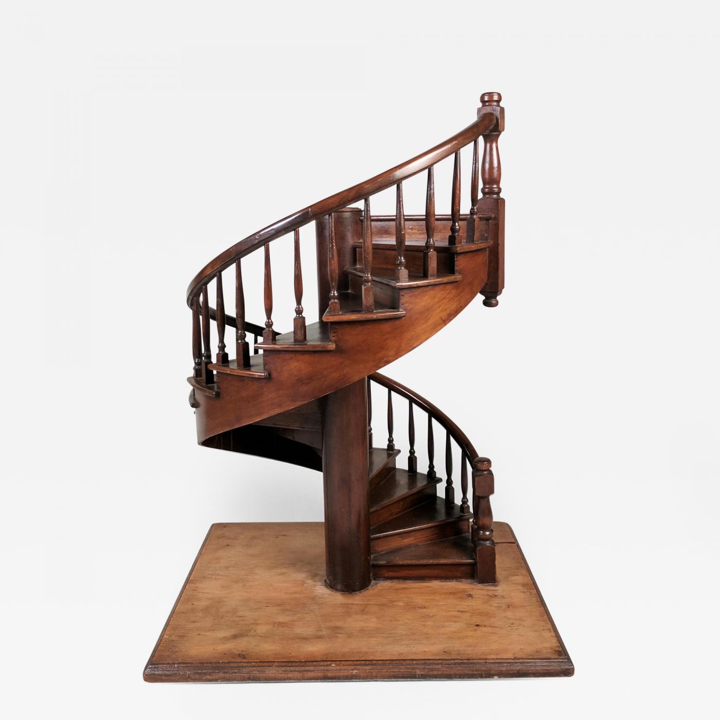 Large Scale Edwardian Architectural Model of a Staircase