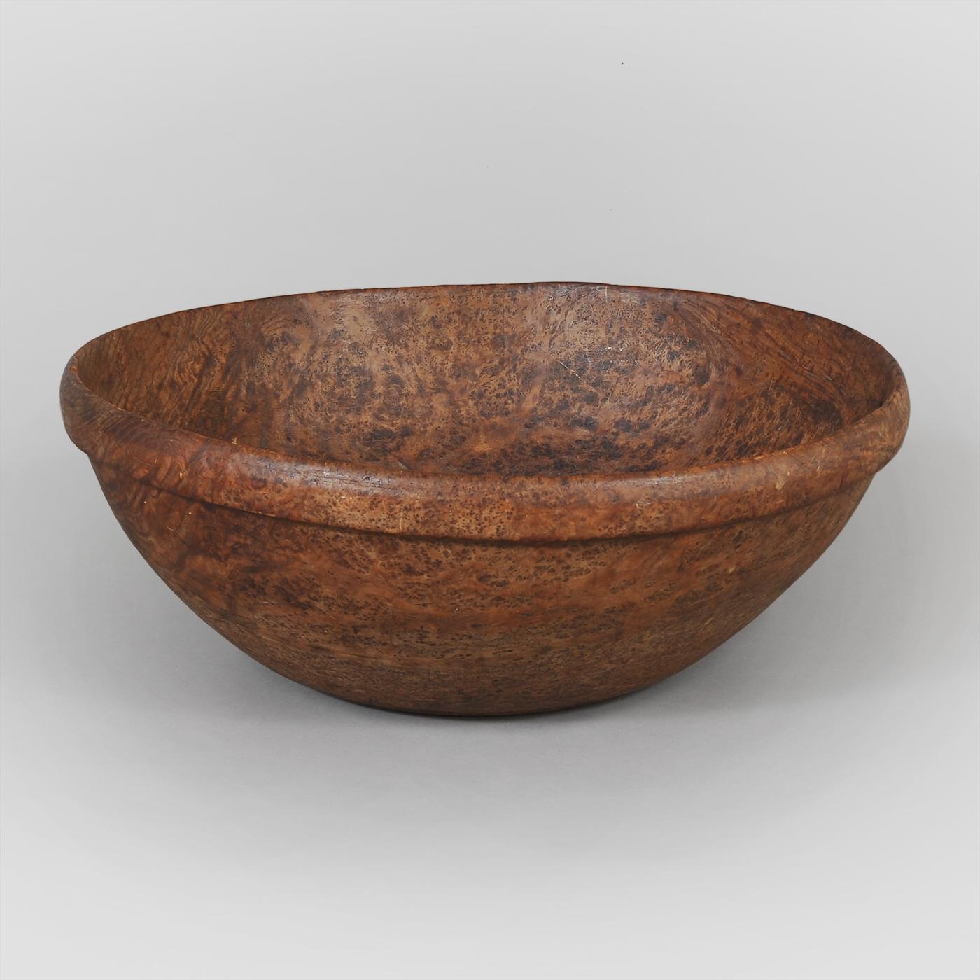 Large Turned Burl Bowl