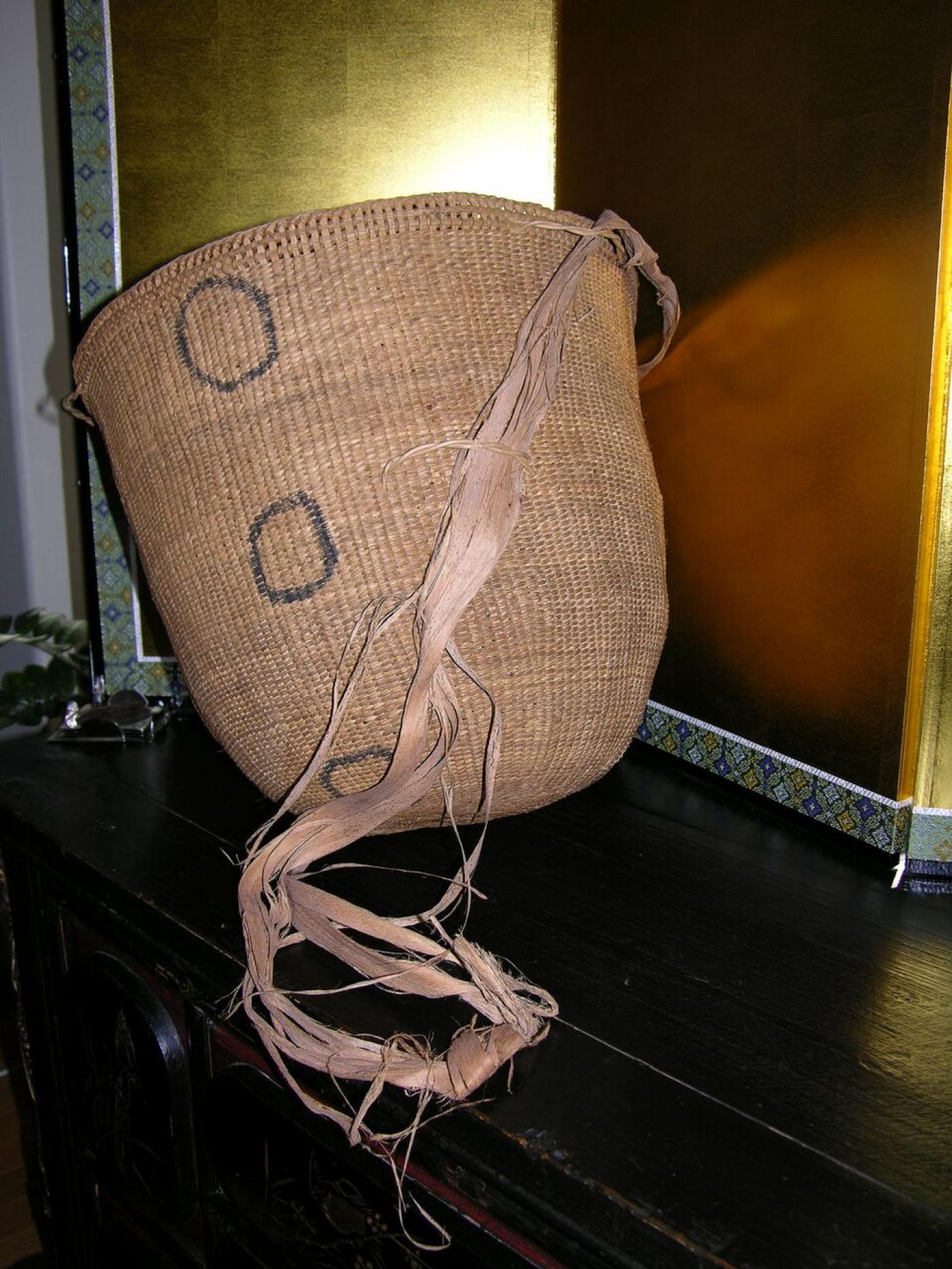 Large Vintage Burden Gathering Basket Yanomami