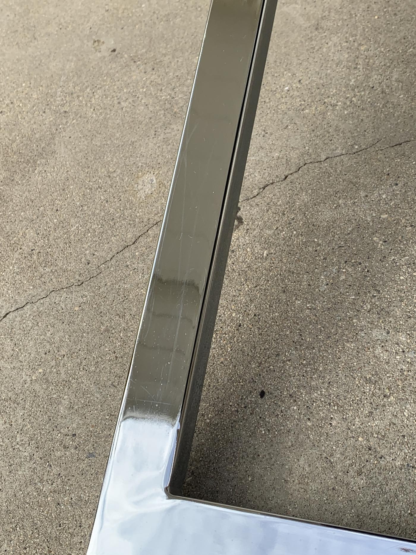 Large X Frame Bench with Faux Crocodile Upholstery