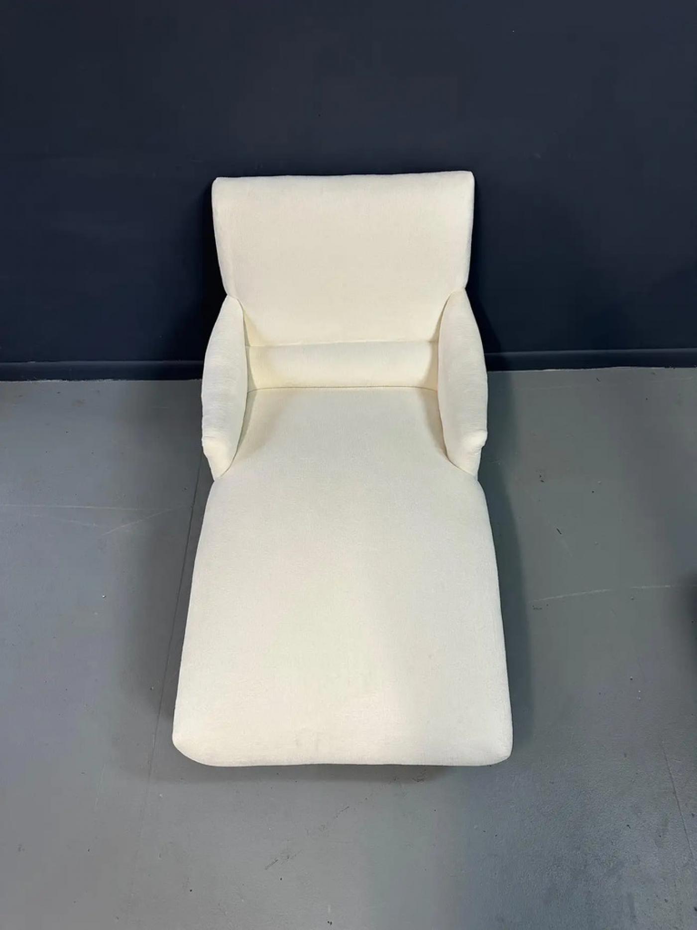 Lawrence Peabody MidCentury Modern Chaise Lounge Chair by Lawrence