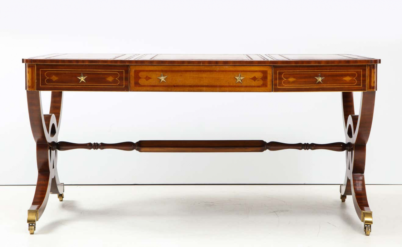 Leather Top Mahogany Desk