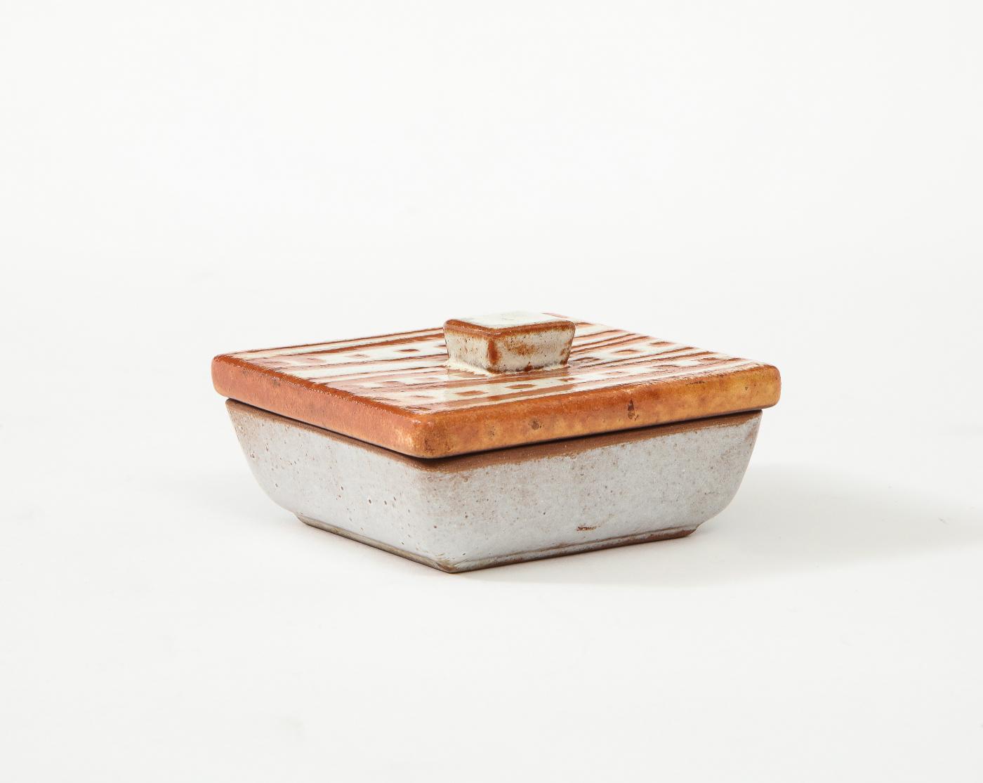 Lee Rosen - Ceramic Box by Lee Rosen for Design Technics, c. 1950 (Stamped)