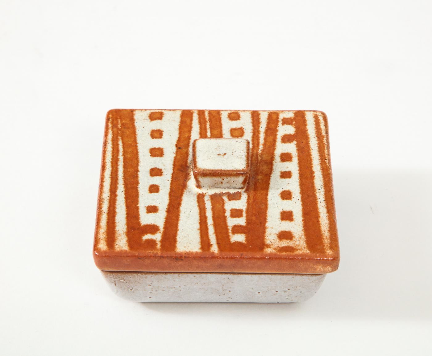 Lee Rosen - Ceramic Box by Lee Rosen for Design Technics, c. 1950 (Stamped)