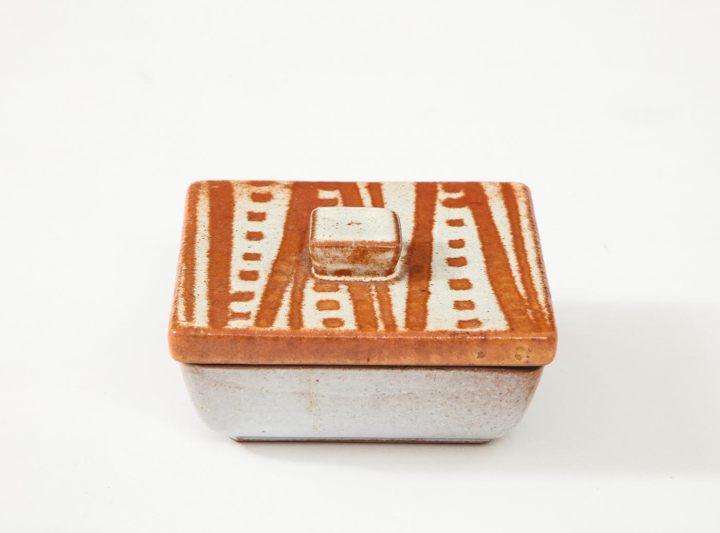 Lee Rosen - Ceramic Box by Lee Rosen for Design Technics, c. 1950 (Stamped)