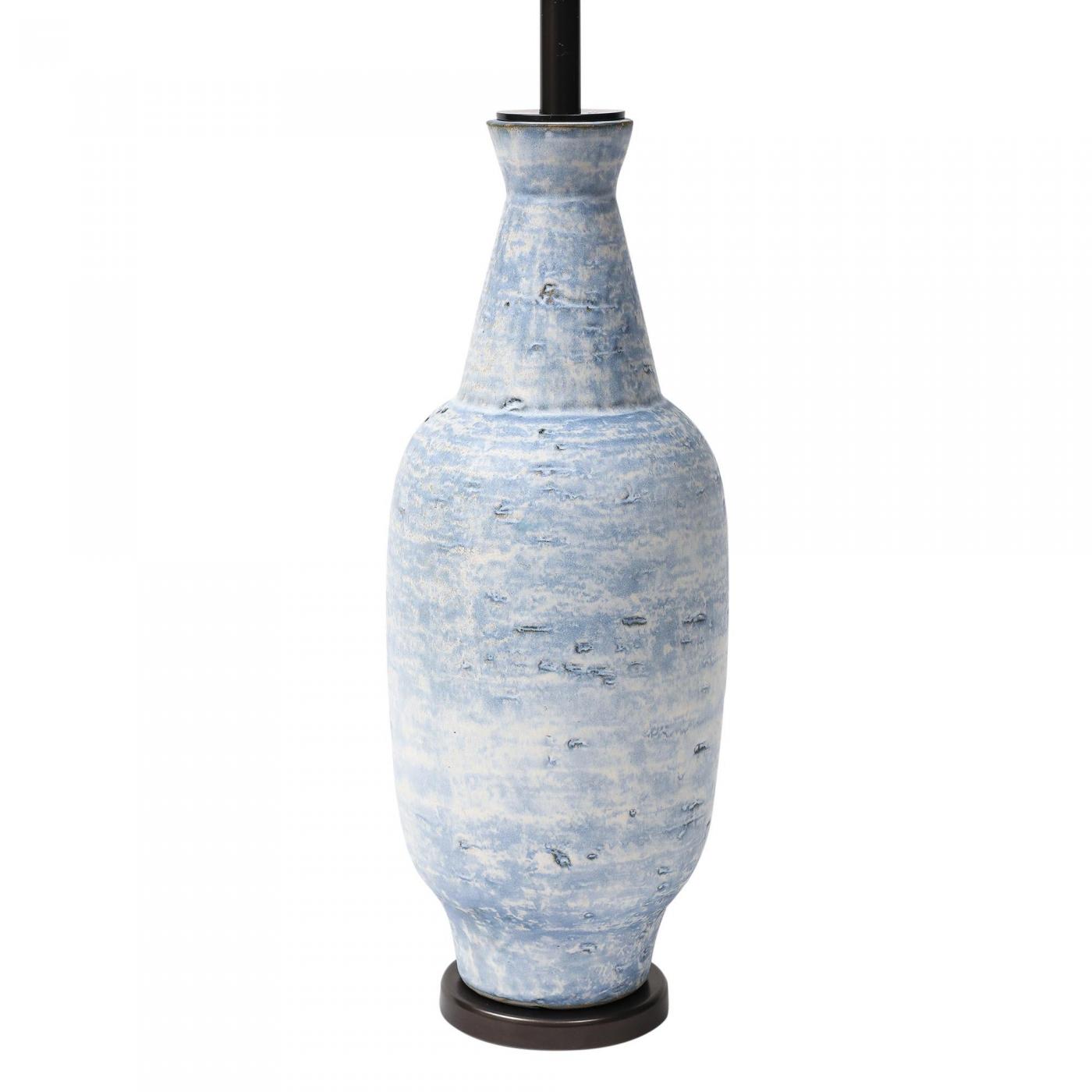 Lee Rosen - Lee Rosen Design Technics Table Lamp, Ceramic, Blue