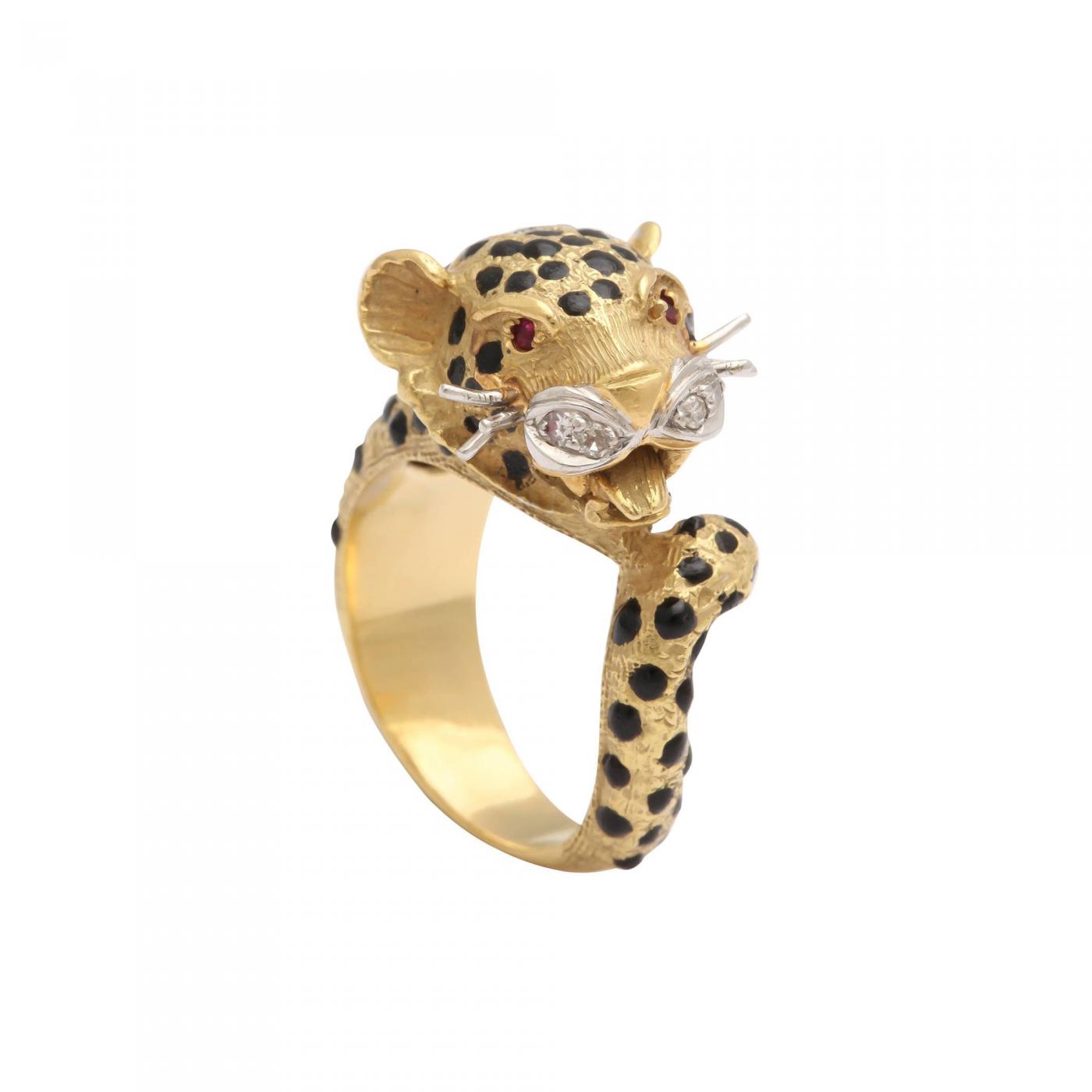 leopard rings