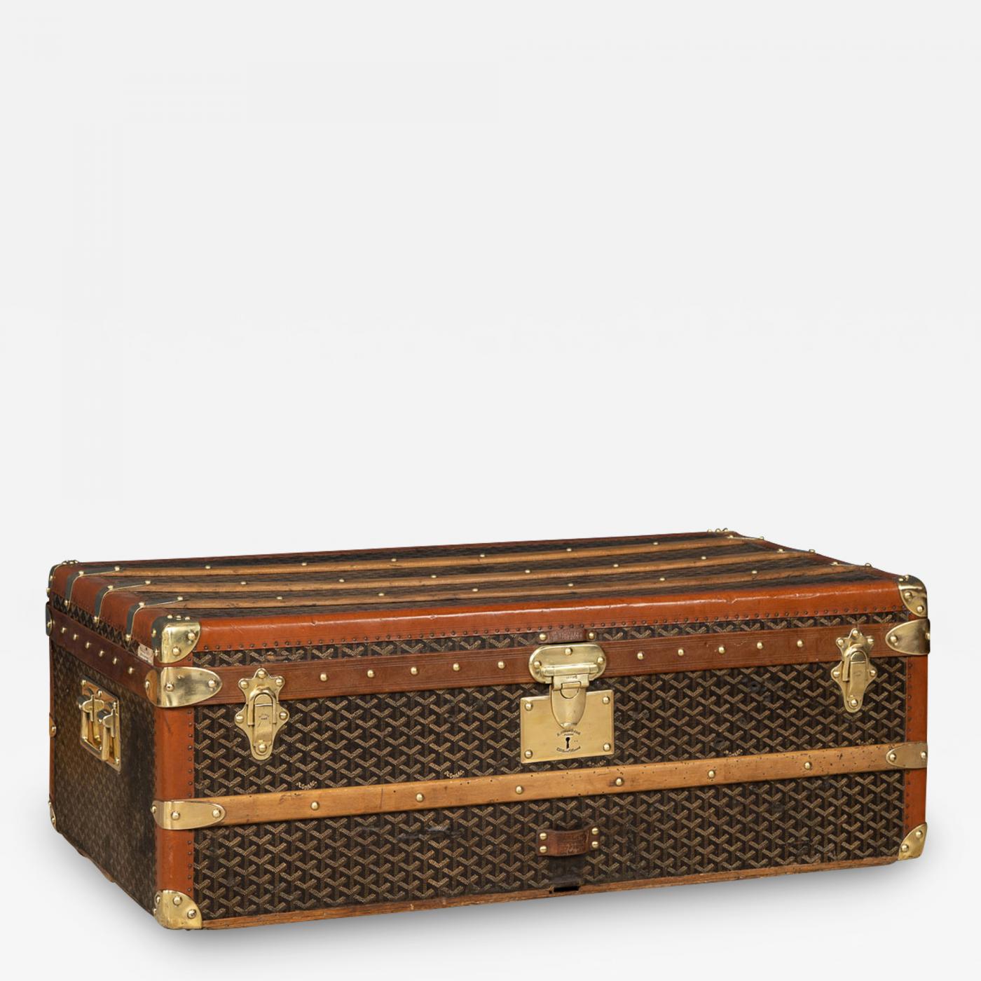 Louis Vuitton - 20th Century French Cabin Trunk Trunk By Goyard, c.1900