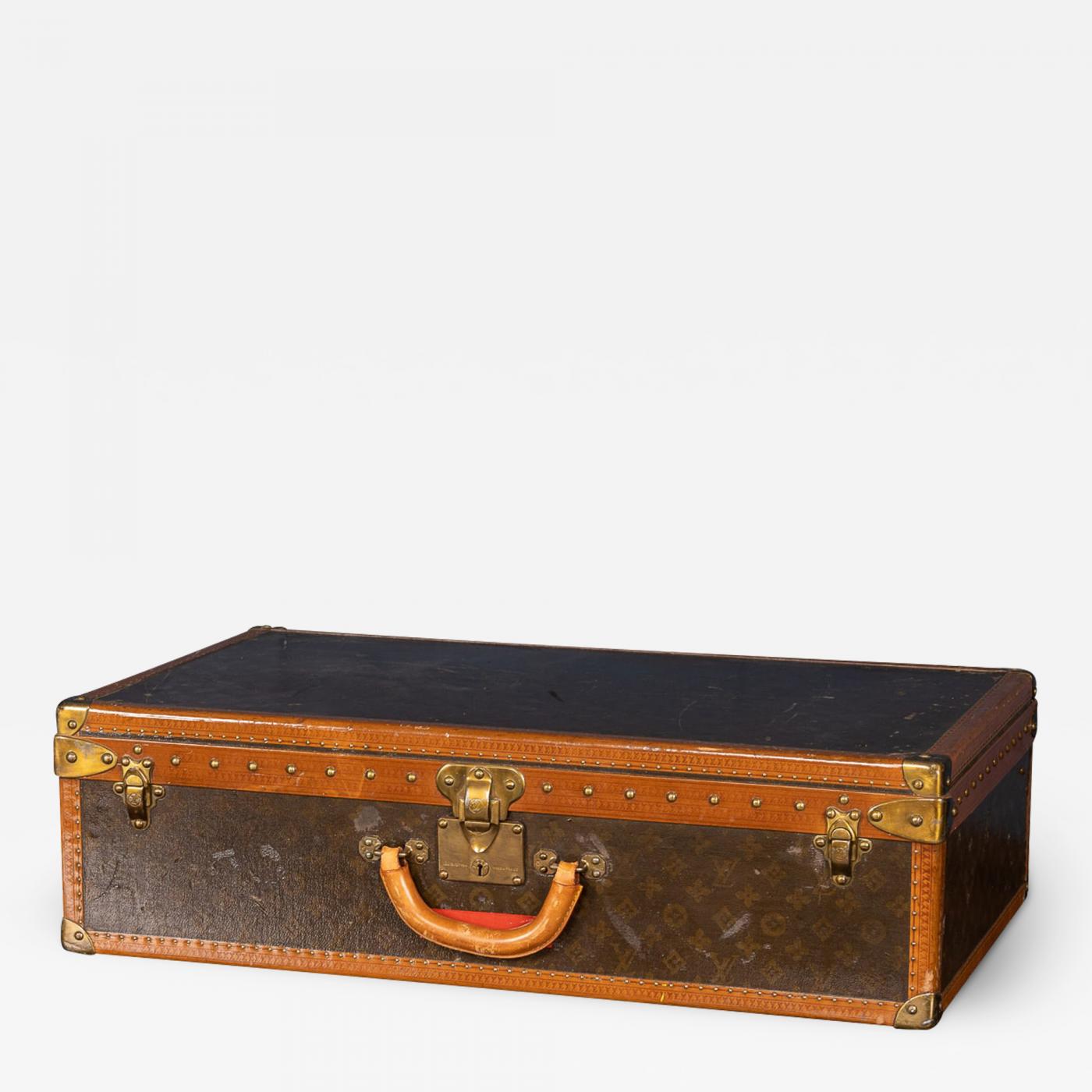 20th Century Louis Vuitton Suitcase In Monogram Canvas, France, c