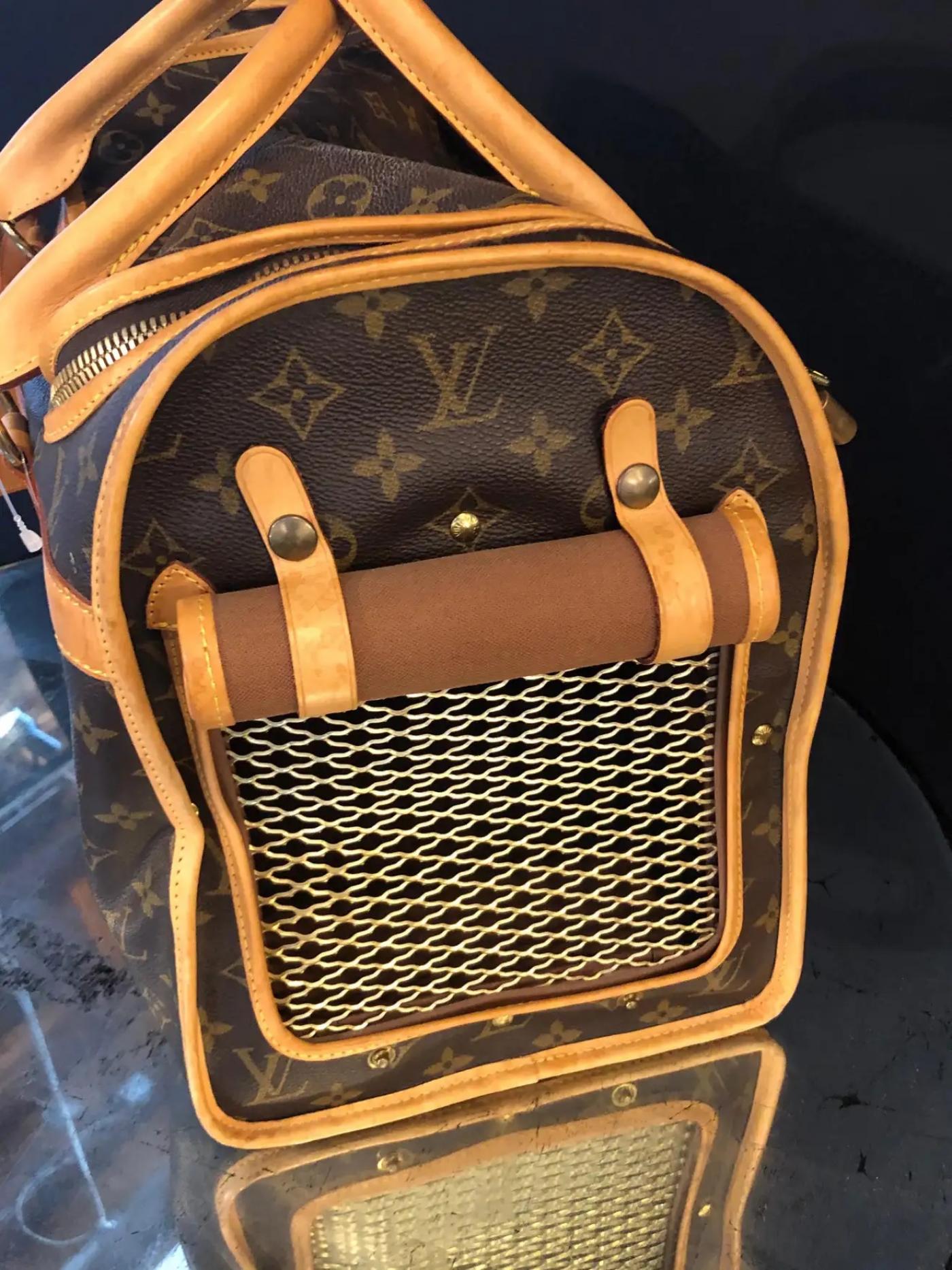 Louis Vuitton Louis Vuitton Dog Carrier 40 Monogram Canvas Luggage Bag