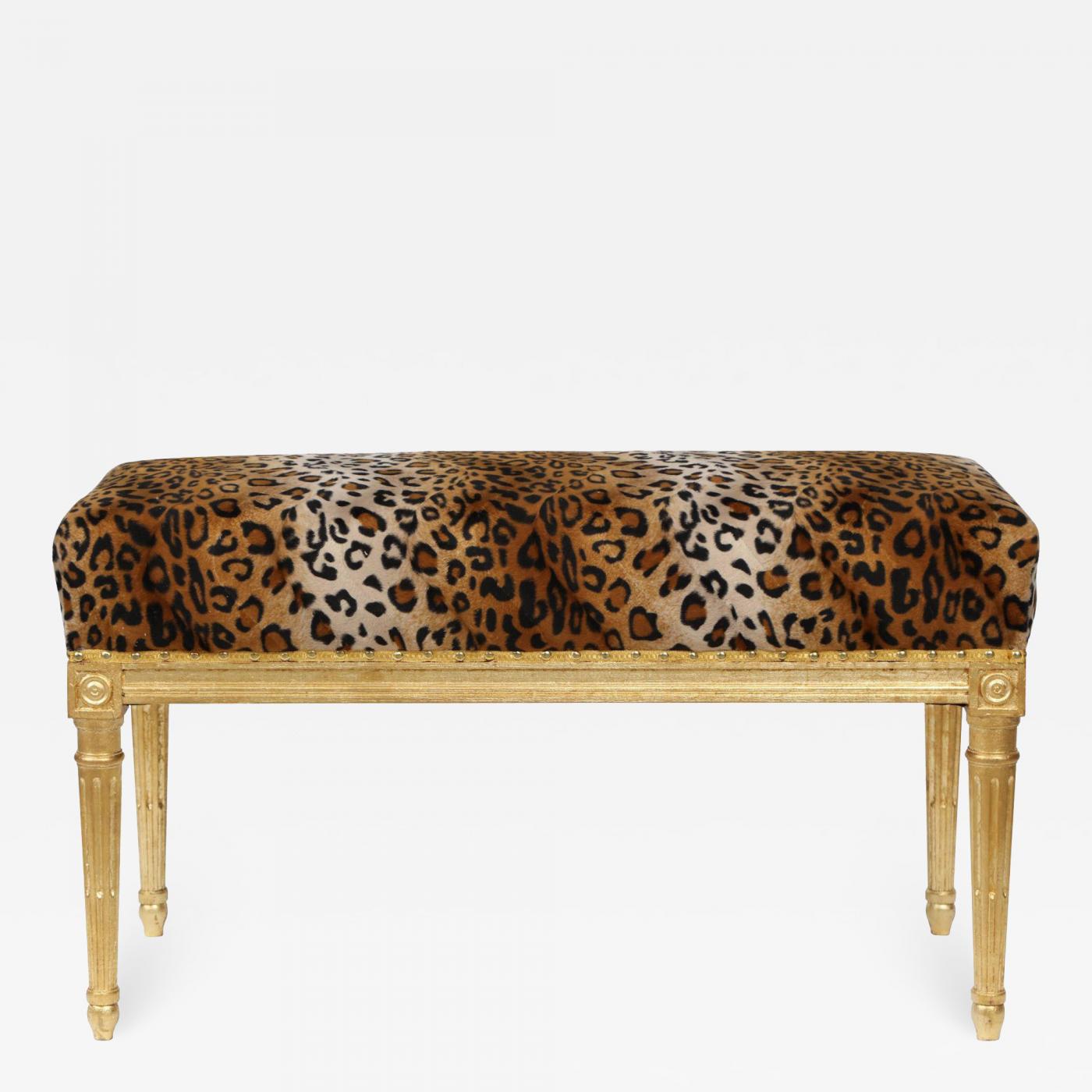 Louis Xvi Style Giltwood Bench