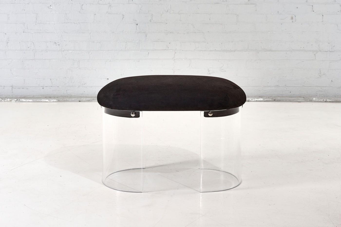 Lucite Vanity Bench, 1960