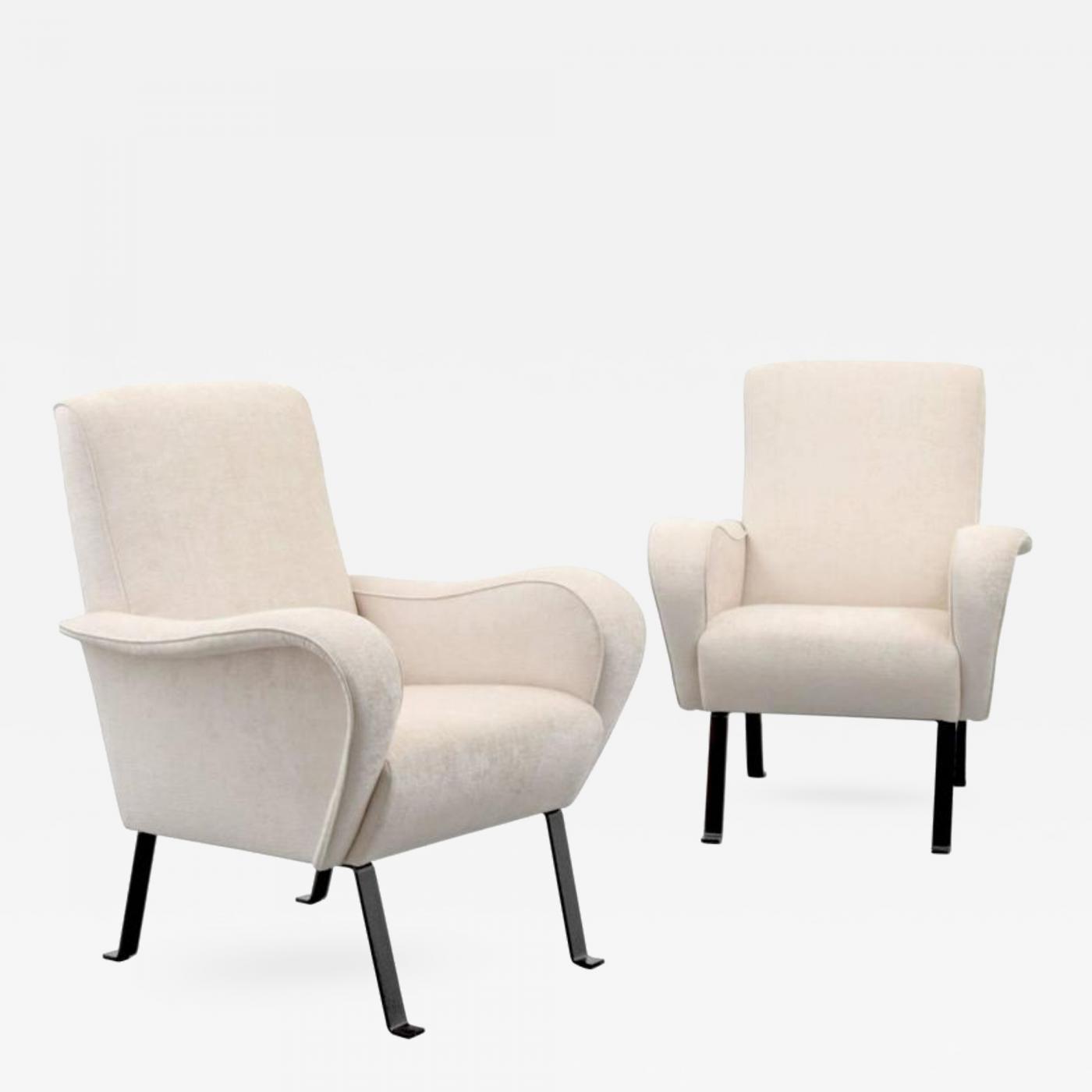 Luigi Caccia Dominioni - Pair of Lounge Chairs, Manner of Luigi