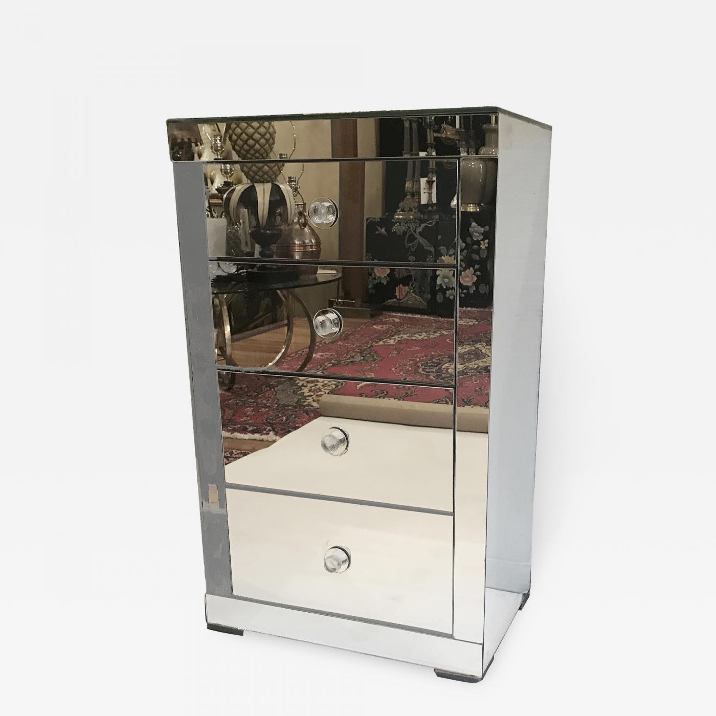 Mirrored Night Stand