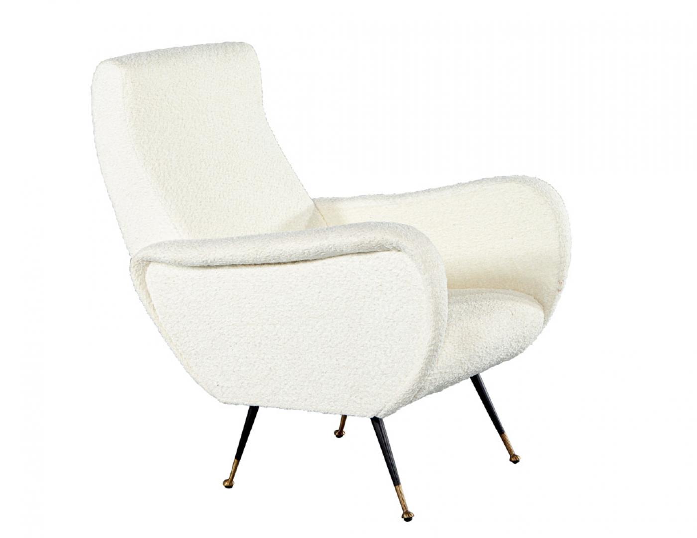 Marco Zanuso Pair of Zanuso Style Lounge Chairs