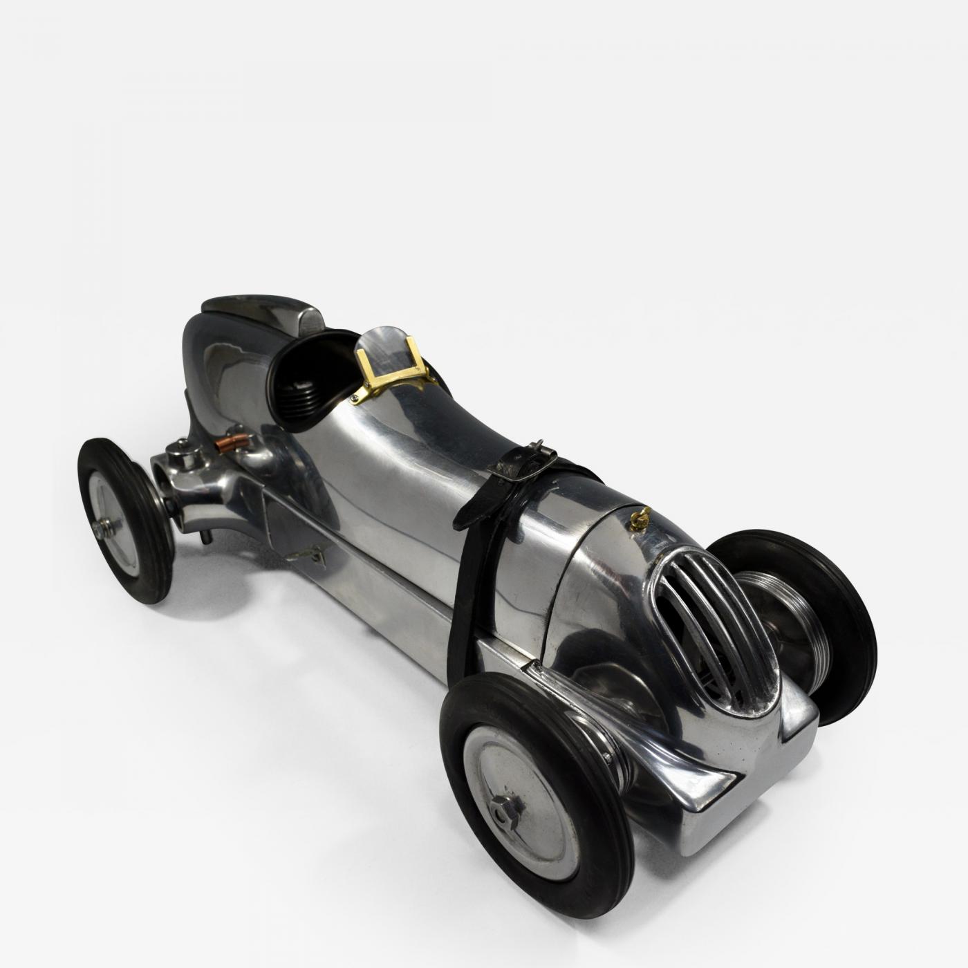 Maserati Race Car Miniature Tether Car Gas Powered Sculpture