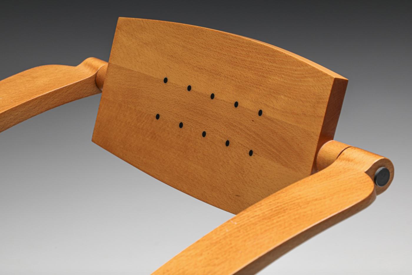 Massimo Scolari Contemporary "Spring" Office Chair by