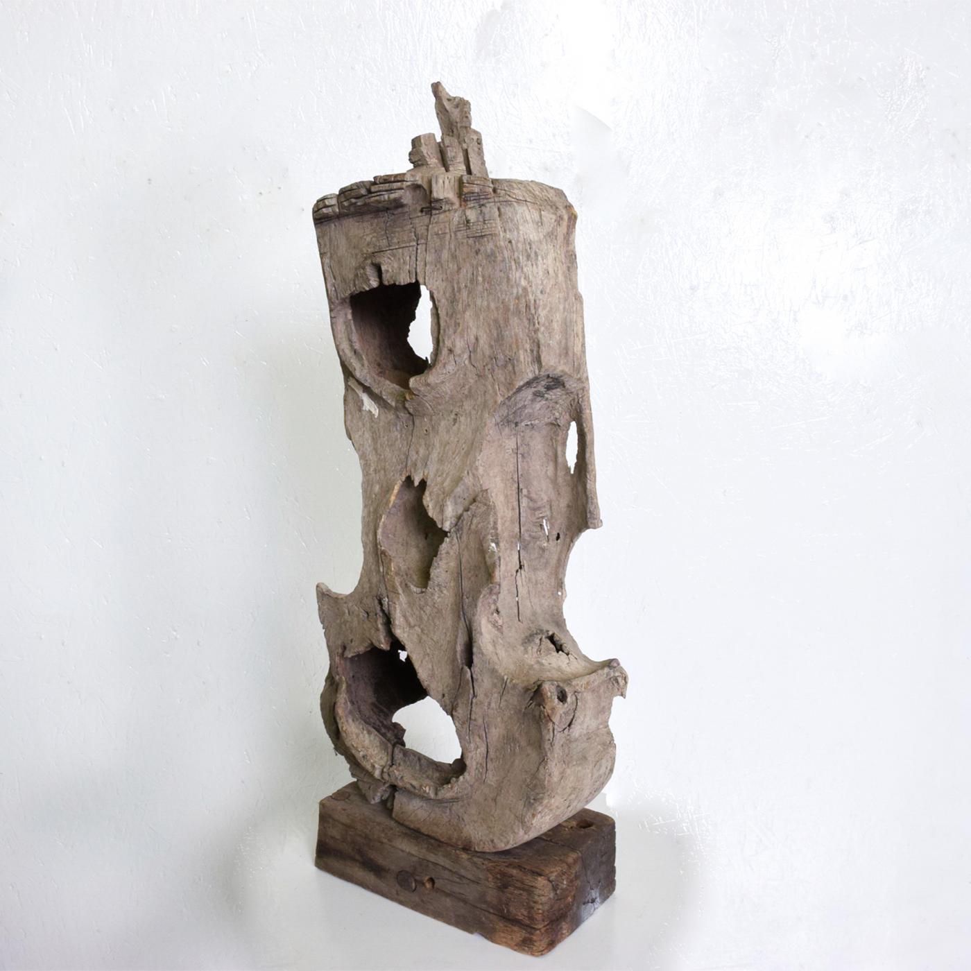 Mathias Goeritz - Abstract Mesquite Organic Modern Carved Wood ...