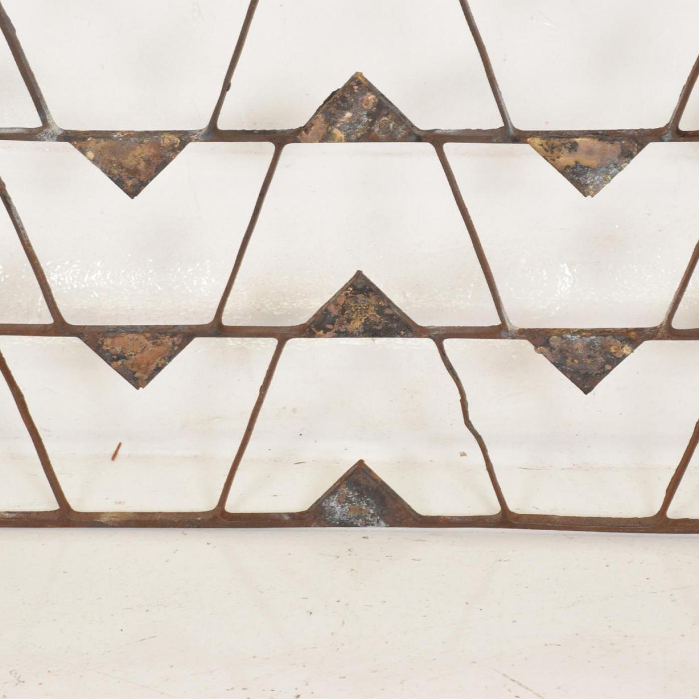 Mexican Modernist Metal Art Room Divider Screen