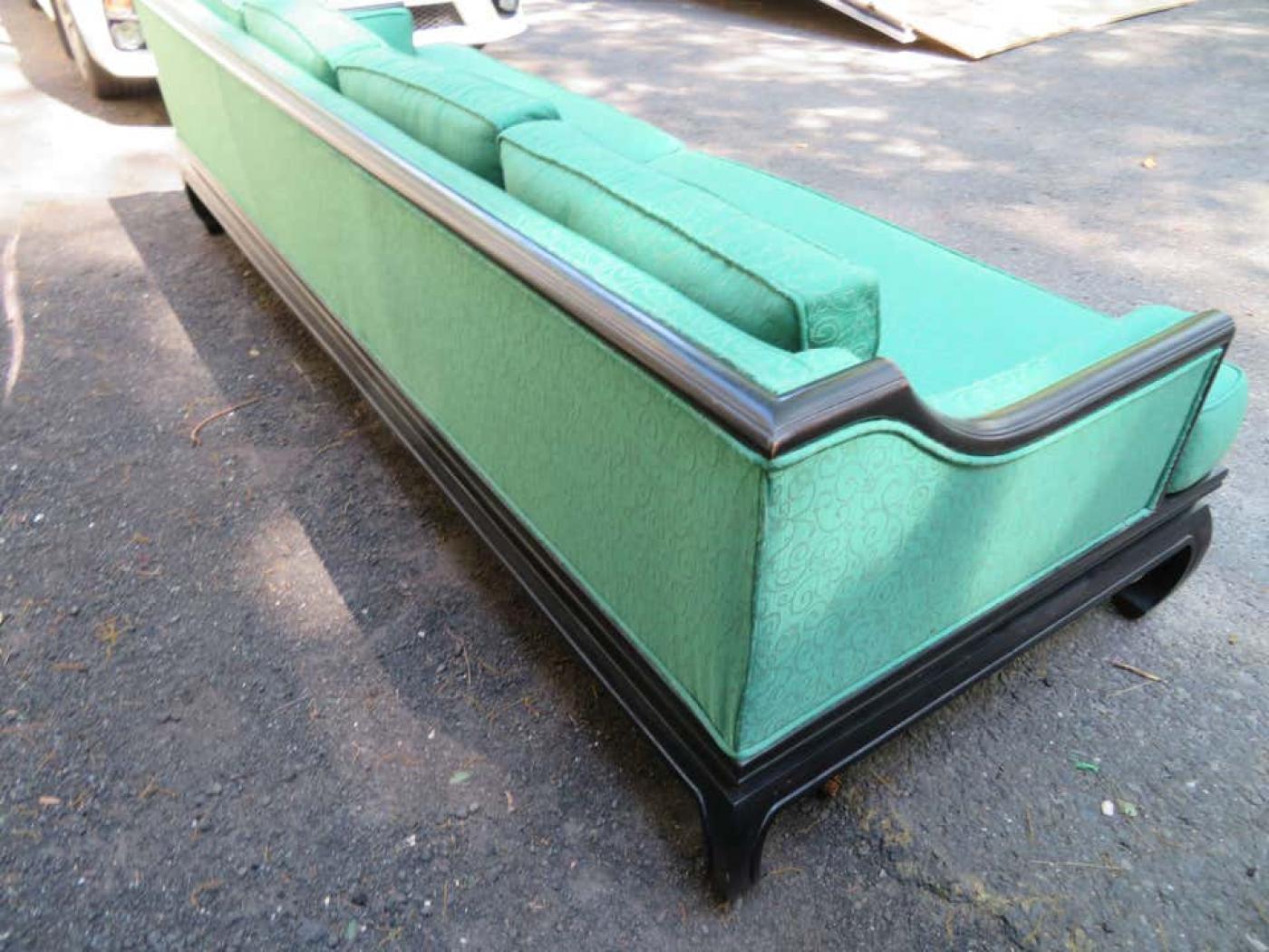 Michael Taylor Asian Modern Michael Taylor style Chinoiserie Sofa Midcentury