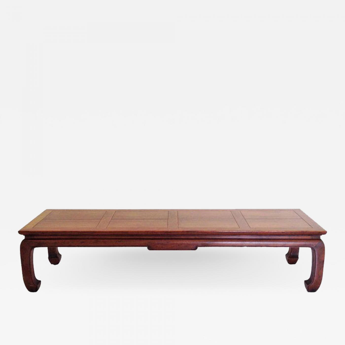 Michael Taylor Mid Century Asian Inspired Coffee Table
