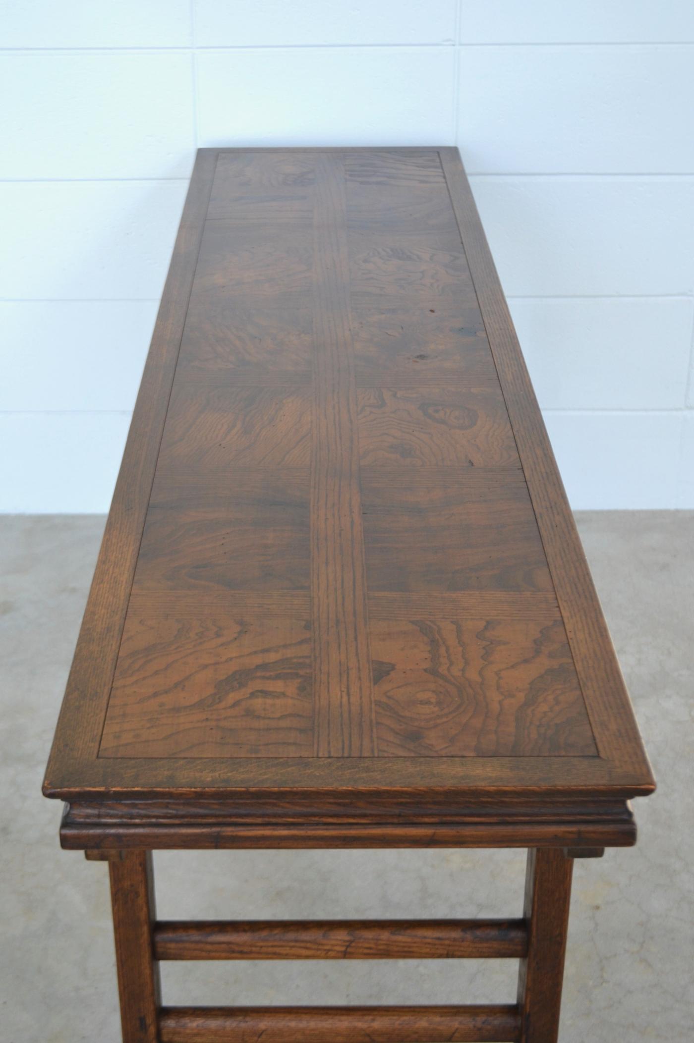 MidCentury Asian Inspired Console Table