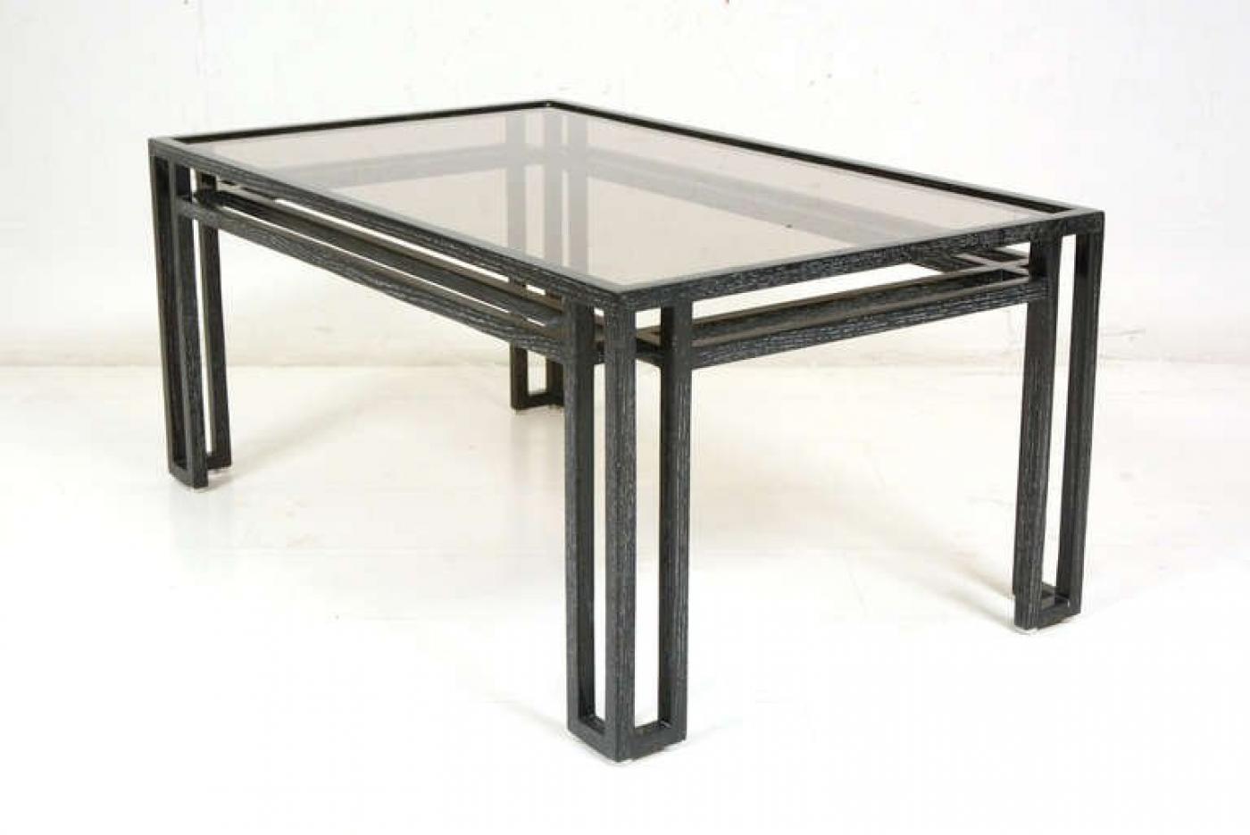 MidCentury Modern Cerused Oak Coffee Table