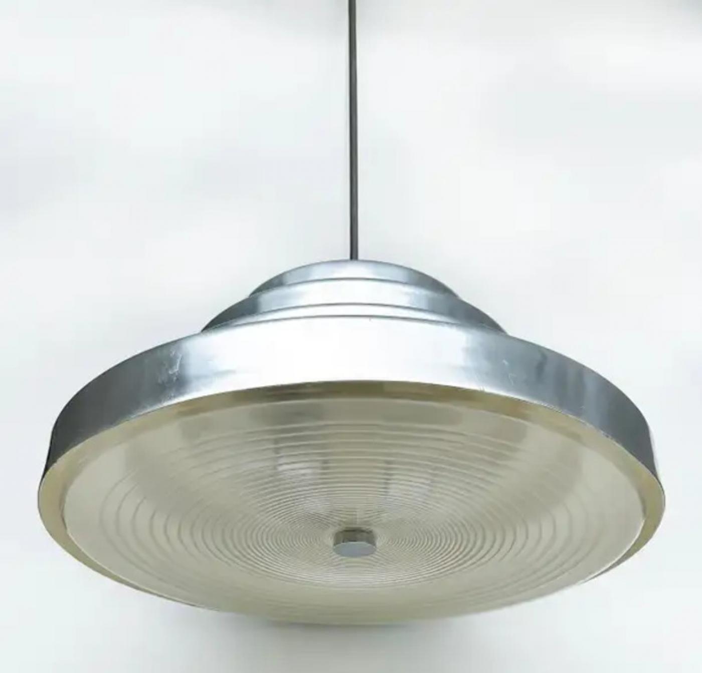 Mid-Century Modern Industrial Style Aluminum Pendant Light Fixtures ...