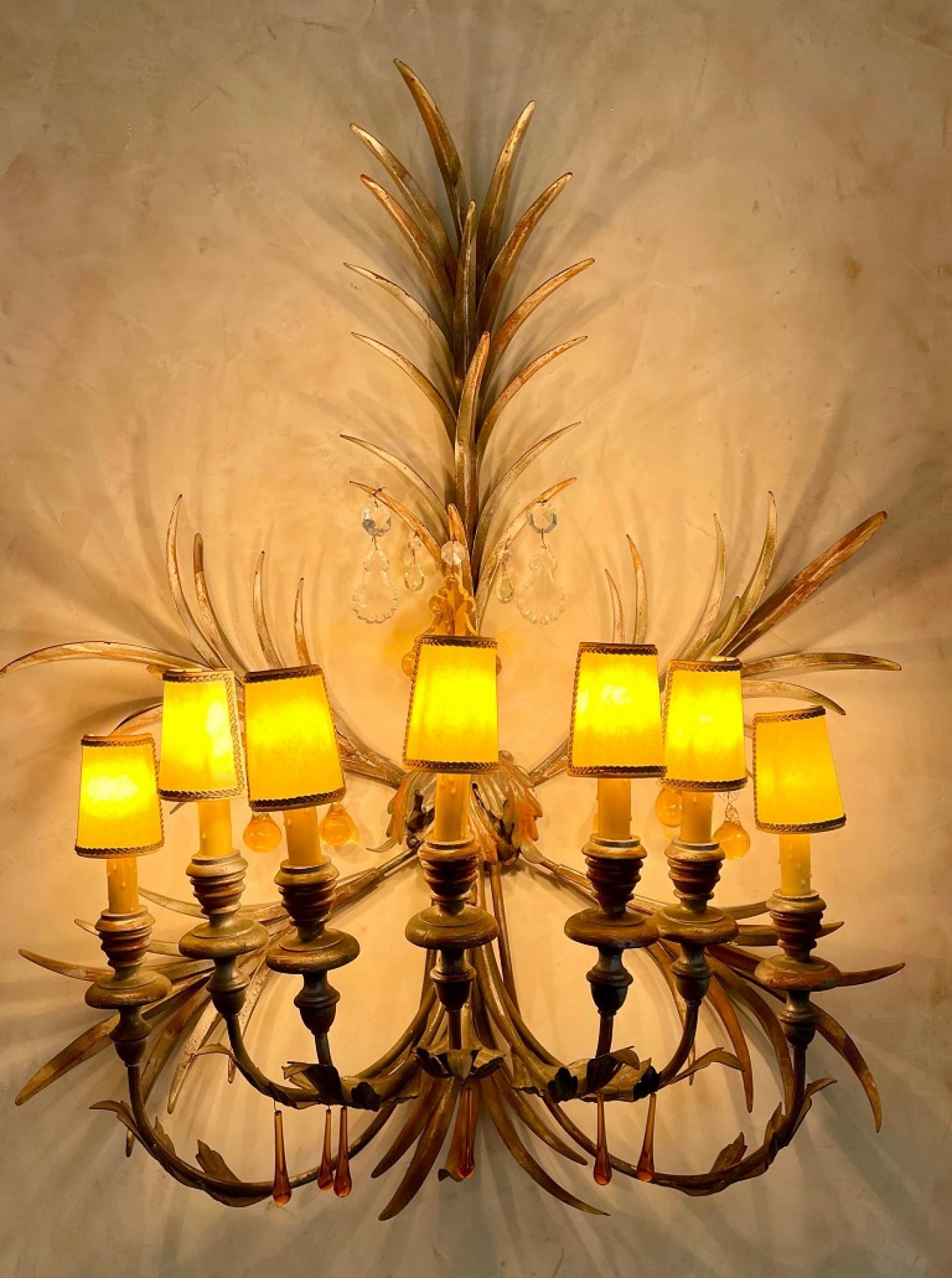 Mid Century Tony Duquette Venetian Light Sconce 600914 2839171 