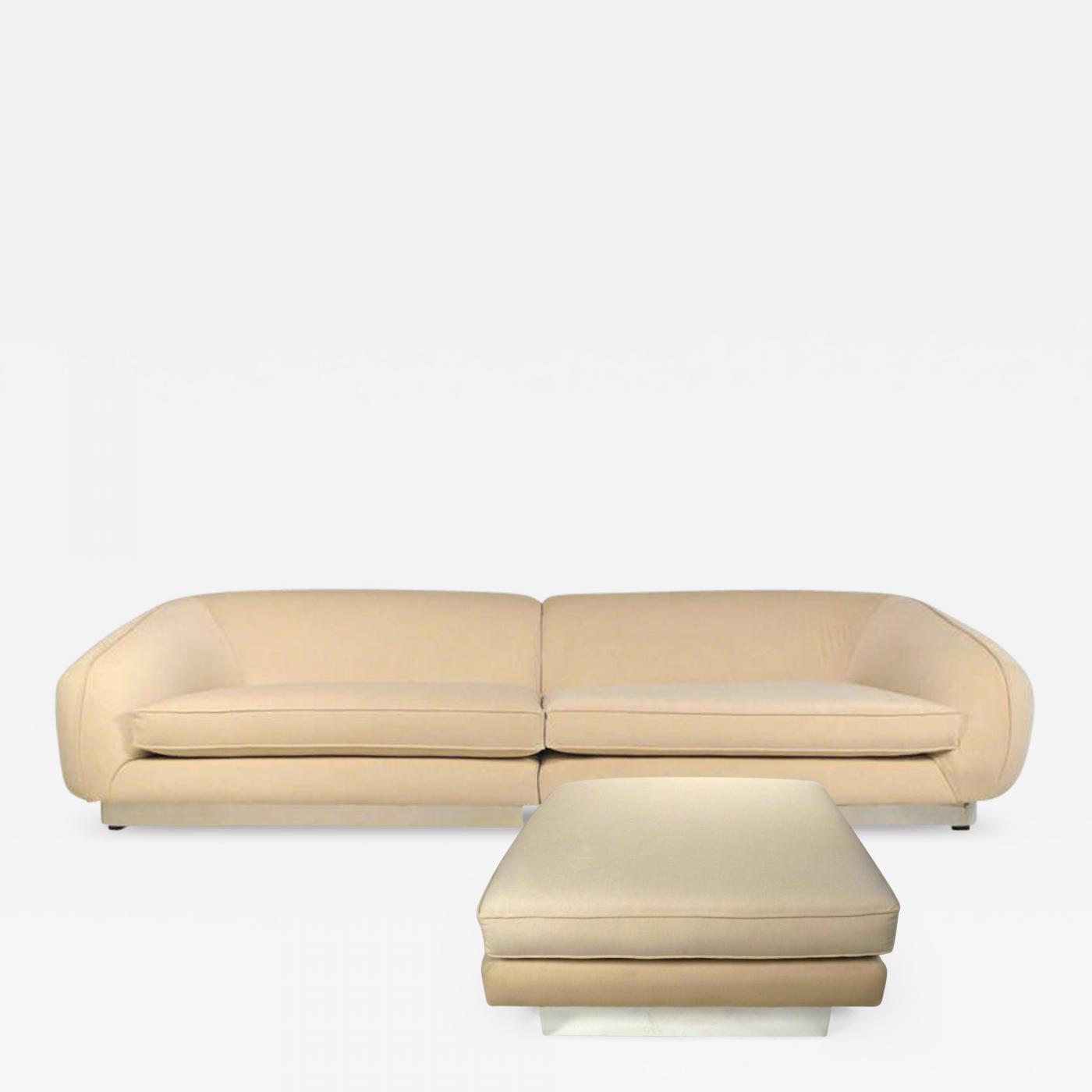 Milo Baughman Milo Baughman Sofa And Ottoman