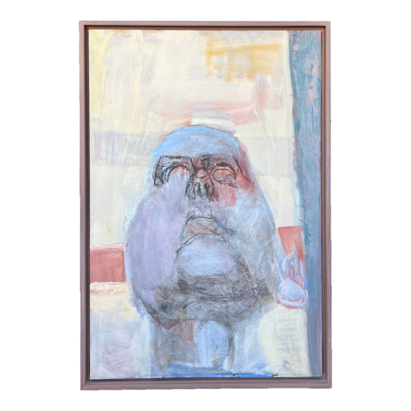 Modern “Head Looking Up” Painting by Jim Farrington