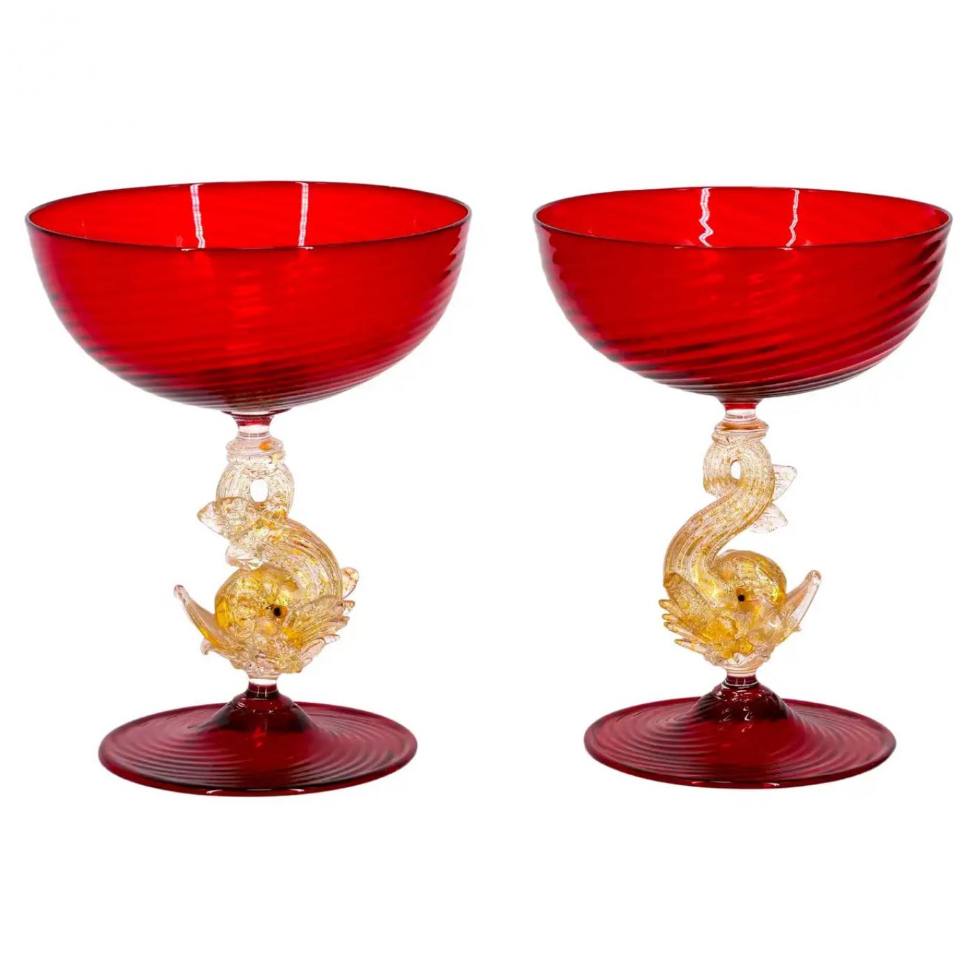 Murano Glass Barware / Tableware Set