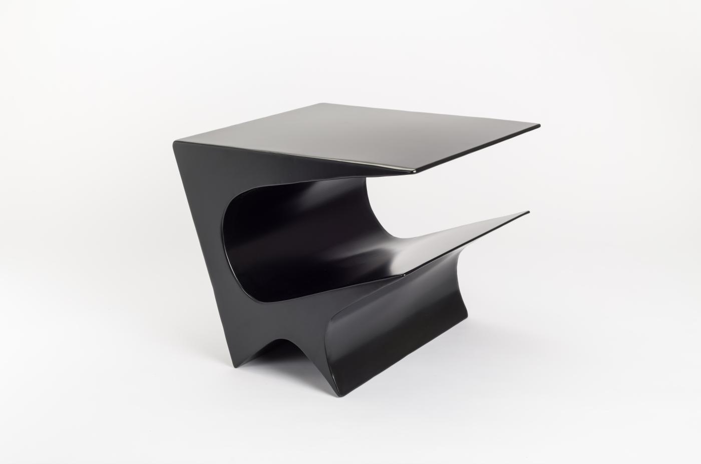 Neal Aronowitz - Star Axis Side Table in Black Powder Coated Aluminum