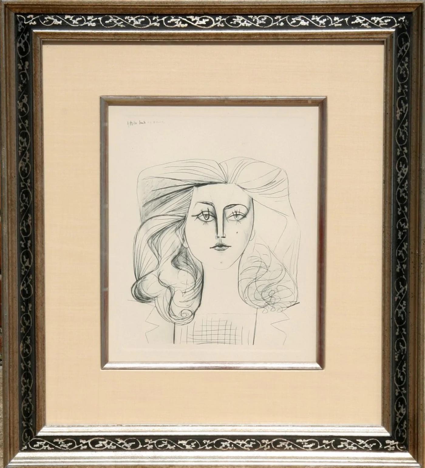 Pablo Picasso Plate 8 Portrait Of Francoise 6455