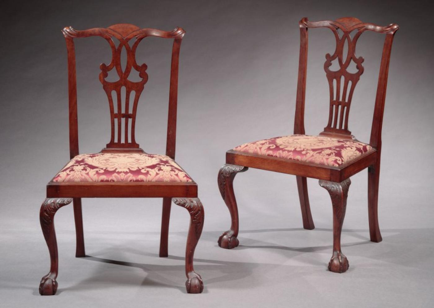 Pair of Chippendale Side Chairs