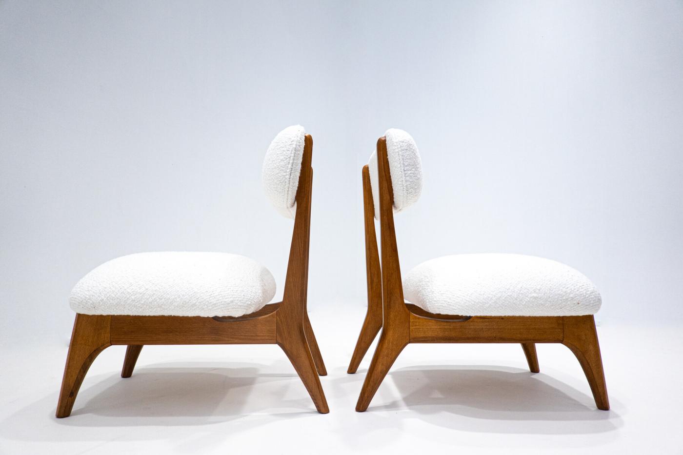 Pair of Contemporary Italian Fireside Chairs