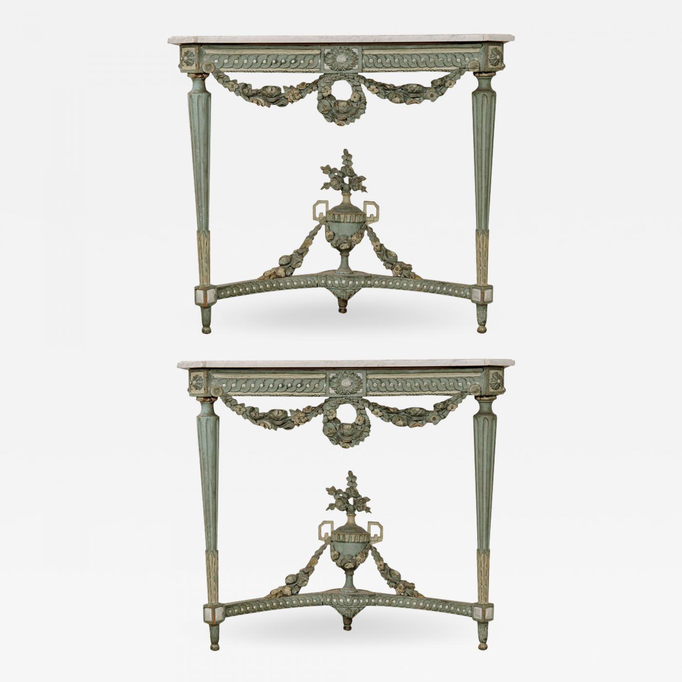 French Louis XVI Console Desk Table