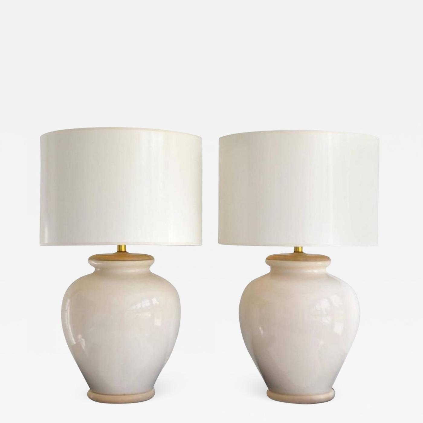 ceramic urn table lamp