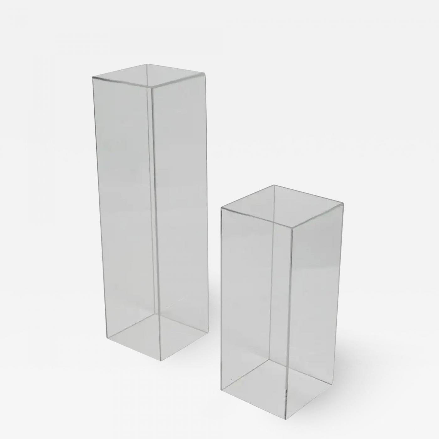 Pair of Mid-Century Lucite Pedestals