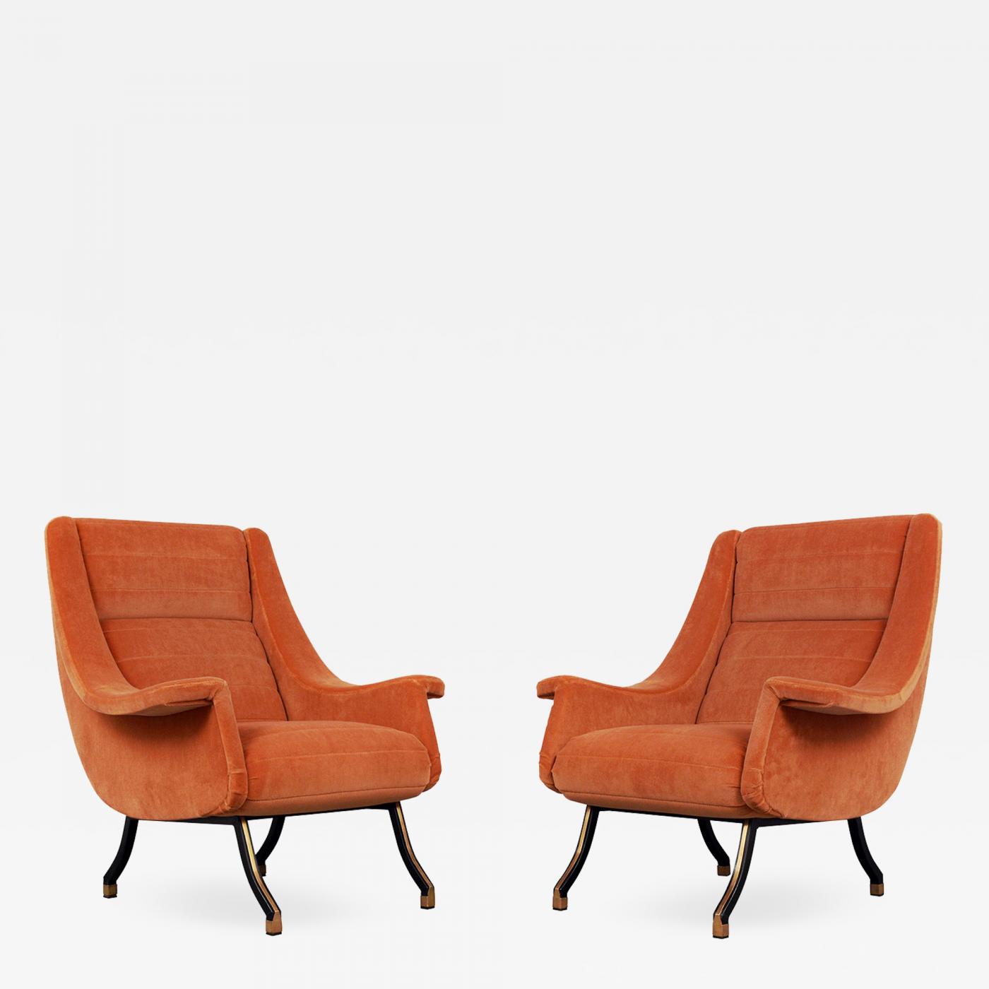 1960S Chairs / Pair Of 1960s Egg Chairs For Salemaud Chairs - 1960's knoll international mies van der rohe tugendhat lounge chairs bauhaus.