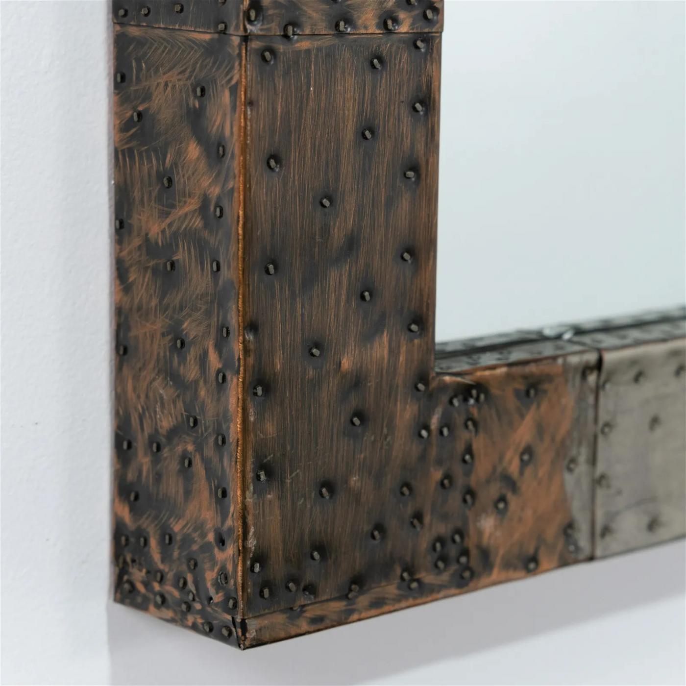 Paul Evans Paul Evans Patchwork Mirror & Hanging Shelf