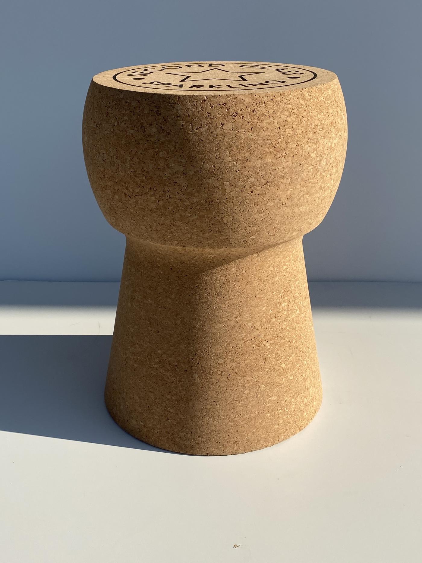 Paul Frankl Champagne Cork Side Table / Stool