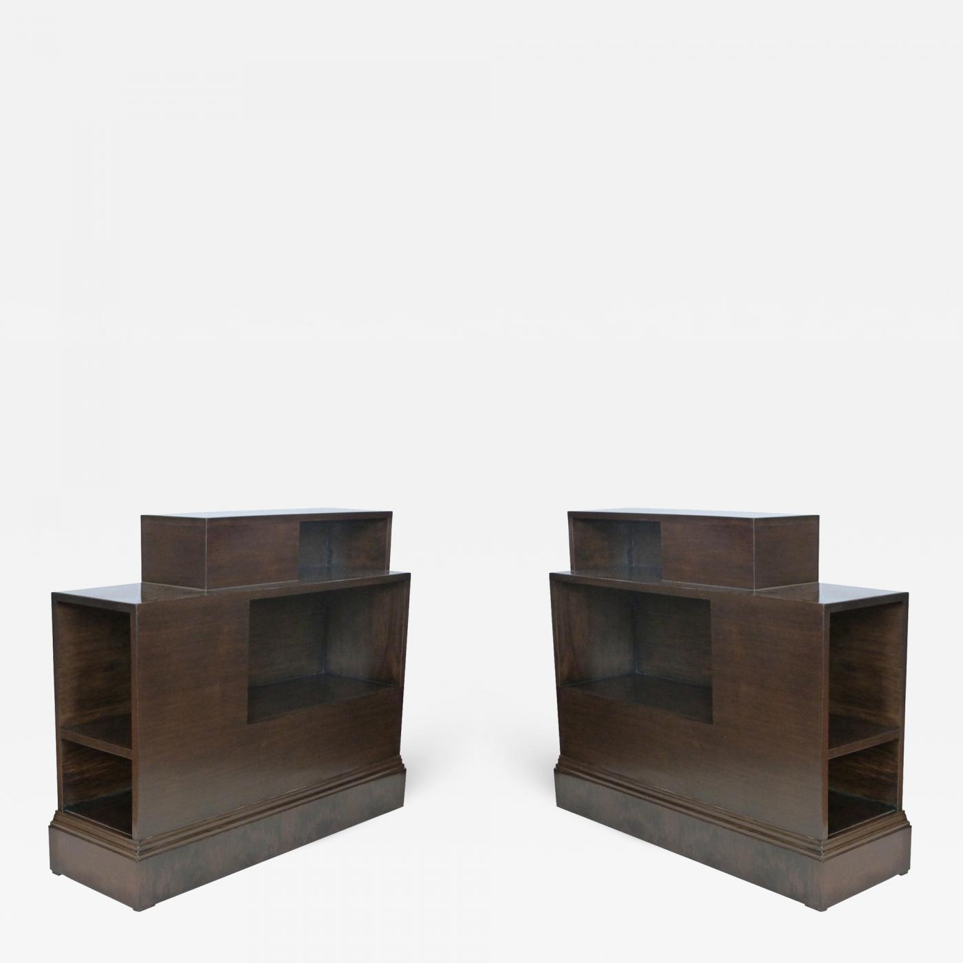 Paul Frankl Pair Of Skyscraper Side Tables By Paul Frankl
