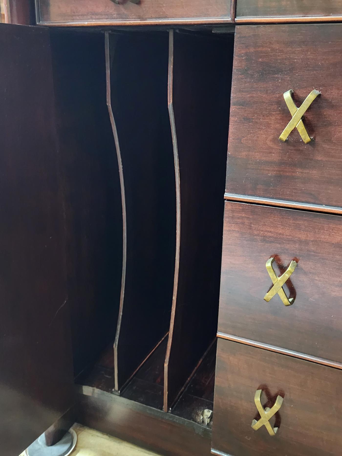 Paul Frankl Paul Frankl Six Drawer Sideboard Cork Johnson Furniture 1950s