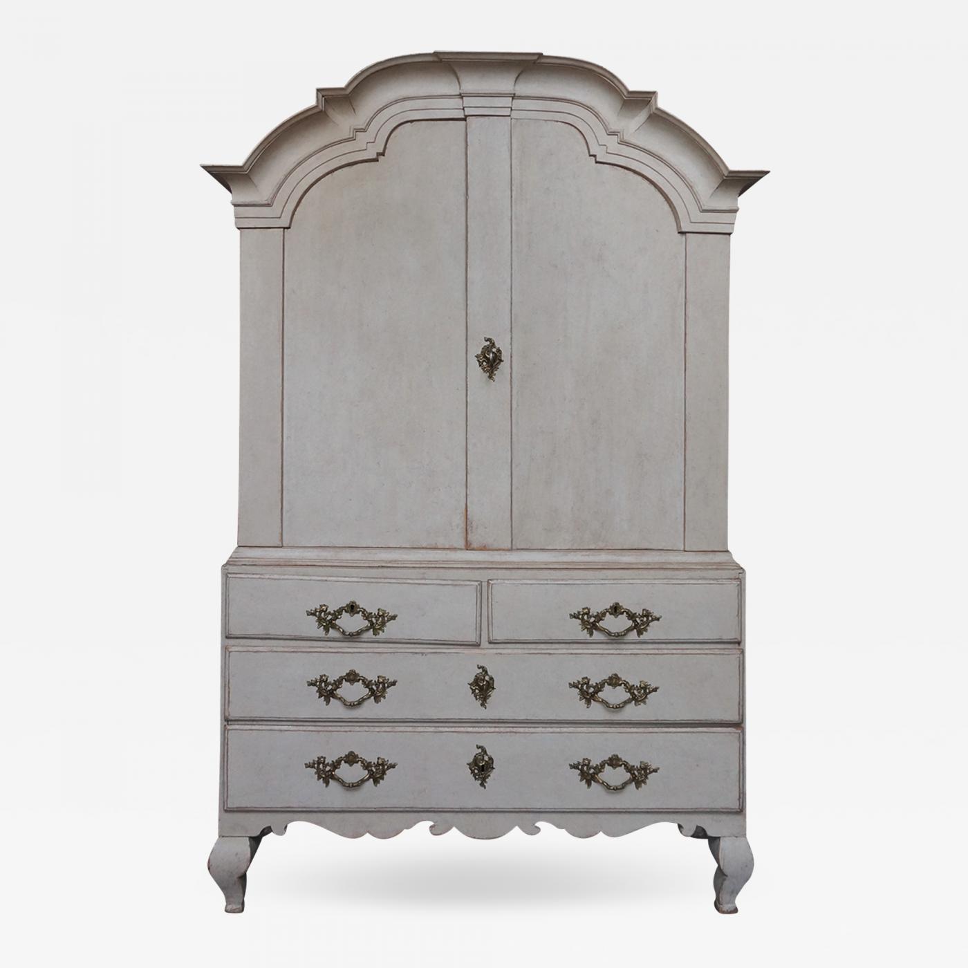 Period Rococo Cabinet With Original Hardware