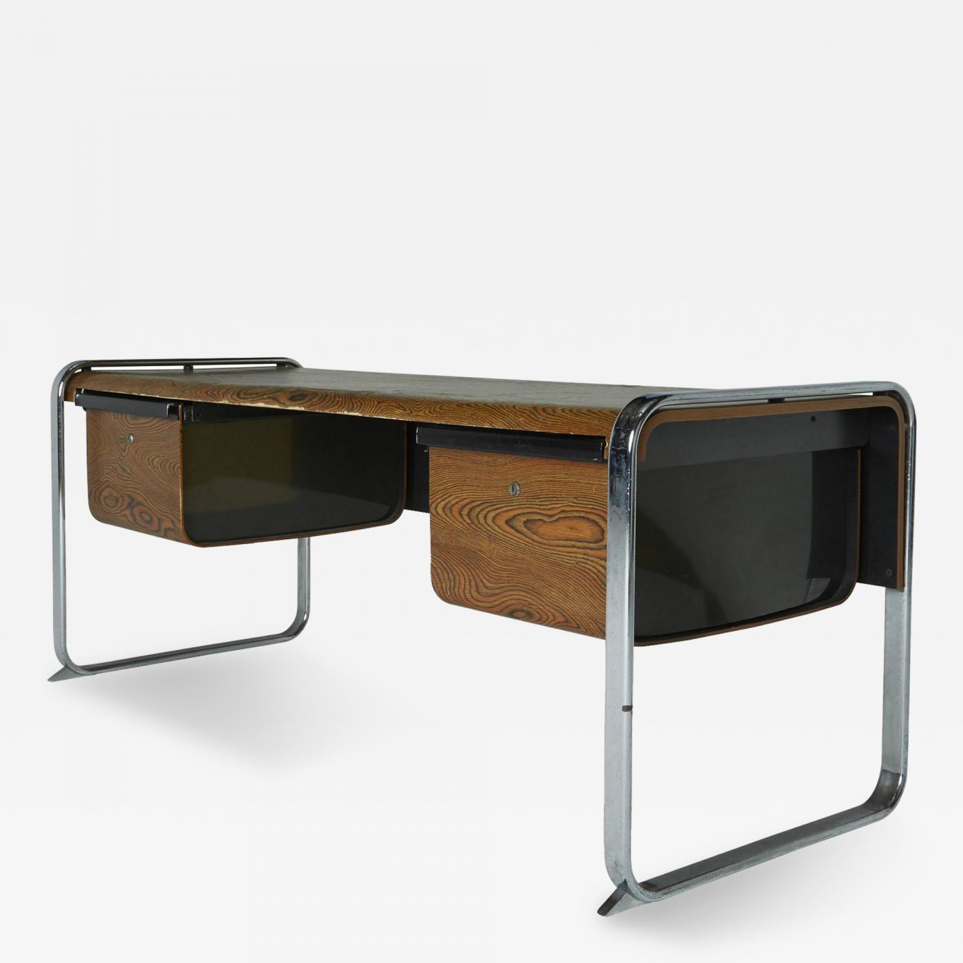 Peter Protzman Exotic Zebrawood Desk By For Herman Listings Furniture Tables Desks Writing Peter Protzman Exotic Zebrawood